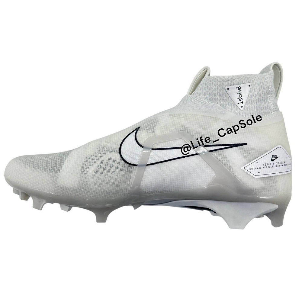 Size 16 Nike Alpha Menace‎ Elite 3 Football Cleat Shoe White Mens CT6648-109 New - Picture 3 of 8